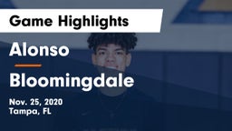 Alonso  vs Bloomingdale  Game Highlights - Nov. 25, 2020