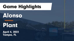 Alonso  vs Plant  Game Highlights - April 4, 2022