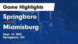 Springboro  vs Miamisburg  Game Highlights - Sept. 14, 2023