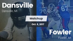 Matchup: Dansville High vs. Fowler  2017