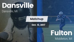 Matchup: Dansville High vs. Fulton  2017