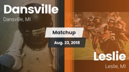 Matchup: Dansville High vs. Leslie  2018