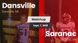 Matchup: Dansville High vs. Saranac  2018