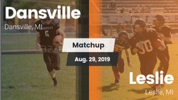 Matchup: Dansville High vs. Leslie  2019