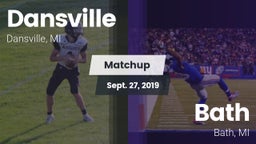 Matchup: Dansville High vs. Bath  2019