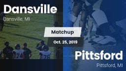 Matchup: Dansville High vs. Pittsford  2019