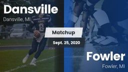 Matchup: Dansville High vs. Fowler  2020