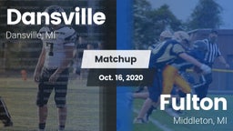 Matchup: Dansville High vs. Fulton  2020