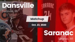 Matchup: Dansville High vs. Saranac  2020