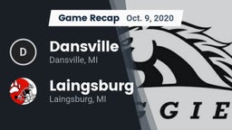 Recap: Dansville  vs. Laingsburg 2020
