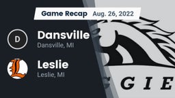 Recap: Dansville  vs. Leslie  2022