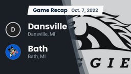 Recap: Dansville  vs. Bath  2022