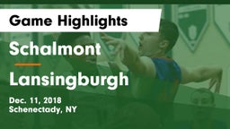 Schalmont  vs Lansingburgh  Game Highlights - Dec. 11, 2018
