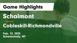 Schalmont  vs Cobleskill-Richmondville  Game Highlights - Feb. 13, 2023