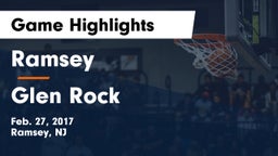 Ramsey  vs Glen Rock  Game Highlights - Feb. 27, 2017