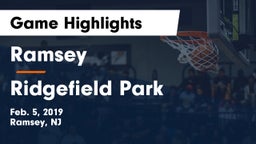 Ramsey  vs Ridgefield Park  Game Highlights - Feb. 5, 2019
