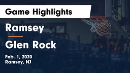 Ramsey  vs Glen Rock  Game Highlights - Feb. 1, 2020