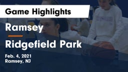 Ramsey  vs Ridgefield Park  Game Highlights - Feb. 4, 2021