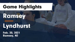 Ramsey  vs Lyndhurst  Game Highlights - Feb. 20, 2021