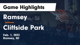 Ramsey  vs Cliffside Park  Game Highlights - Feb. 1, 2022
