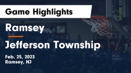 Ramsey  vs Jefferson Township  Game Highlights - Feb. 25, 2023