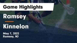 Ramsey  vs Kinnelon  Game Highlights - May 7, 2022
