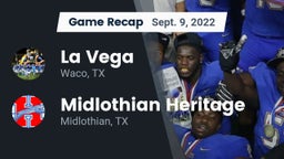 Recap: La Vega  vs. Midlothian Heritage  2022