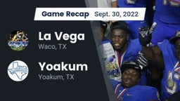 Recap: La Vega  vs. Yoakum  2022