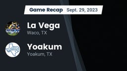 Recap: La Vega  vs. Yoakum  2023
