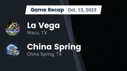 Recap: La Vega  vs. China Spring  2023