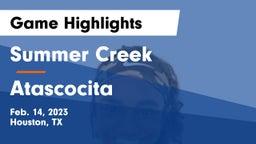 Summer Creek  vs Atascocita  Game Highlights - Feb. 14, 2023