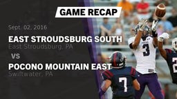 Recap: East Stroudsburg South  vs. Pocono Mountain East  2016
