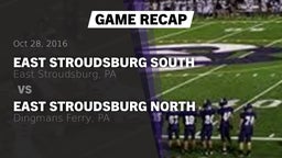 Recap: East Stroudsburg South  vs. East Stroudsburg North  2016