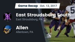 Recap: East Stroudsburg South  vs. Allen  2017