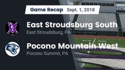 Recap: East Stroudsburg  South vs. Pocono Mountain West  2018