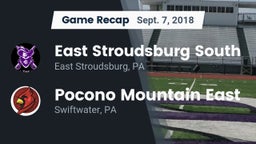 Recap: East Stroudsburg  South vs. Pocono Mountain East  2018