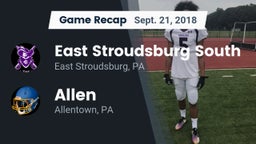 Recap: East Stroudsburg  South vs. Allen  2018