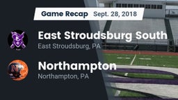 Recap: East Stroudsburg  South vs. Northampton  2018