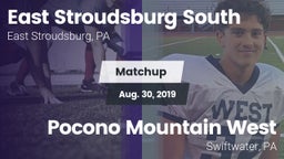 Matchup: East Stroudsburg vs. Pocono Mountain West  2019