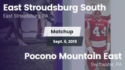 Matchup: East Stroudsburg vs. Pocono Mountain East  2019