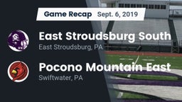 Recap: East Stroudsburg  South vs. Pocono Mountain East  2019