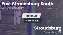 Matchup: East Stroudsburg vs. Stroudsburg  2019