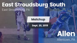 Matchup: East Stroudsburg vs. Allen  2019