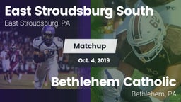 Matchup: East Stroudsburg vs. Bethlehem Catholic  2019