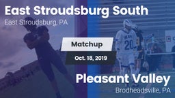 Matchup: East Stroudsburg vs. Pleasant Valley  2019