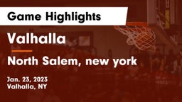 Valhalla  vs North Salem, new york Game Highlights - Jan. 23, 2023