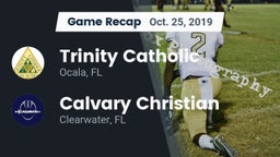 Recap: Trinity Catholic  vs. Calvary Christian  2019