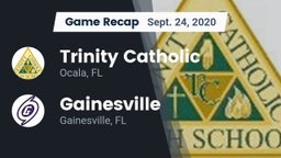 Recap: Trinity Catholic  vs. Gainesville  2020