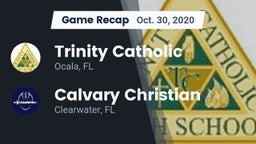 Recap: Trinity Catholic  vs. Calvary Christian  2020