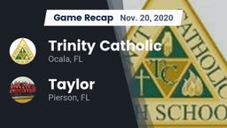 Recap: Trinity Catholic  vs. Taylor  2020